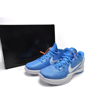 Cool Kicks | PKGoden Zoom Kobe VI TB North Carolina blue, 454142-004 01