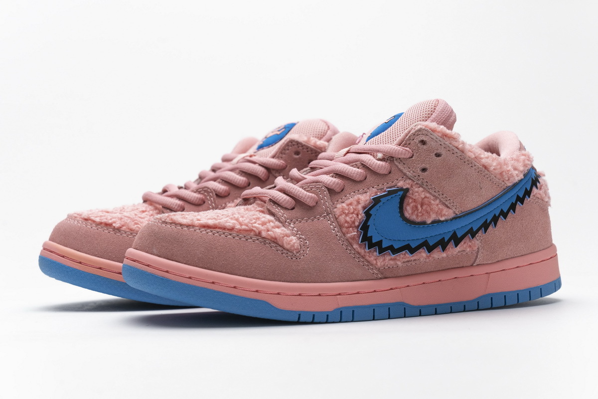 PK GOD SB Dunk Low Pro QS Grateful Dead Pink Bear