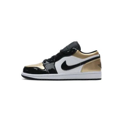 Coolkicks G5 Air Jordan 1 Low Gold Toe,CQ9447-700 01