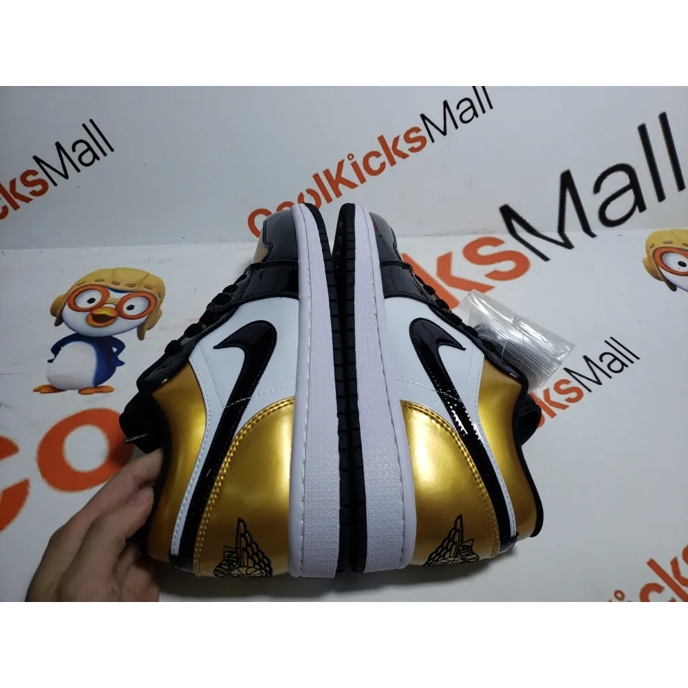 Coolkicks G5 Air Jordan 1 Low Gold Toe,CQ9447-700