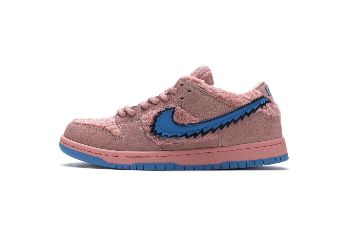 GET SB Dunk Low Grateful Dead Bears Pink