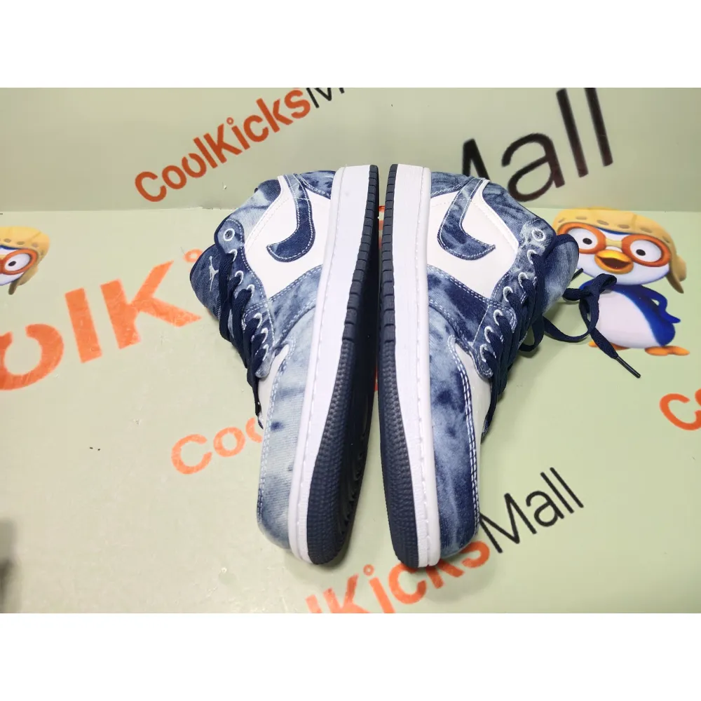 Coolkicks G5 Air Jordan 1 Low Washed Denim, CZ8455-100