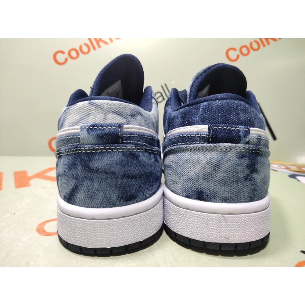 Coolkicks G5 Air Jordan 1 Low Washed Denim, CZ8455-100