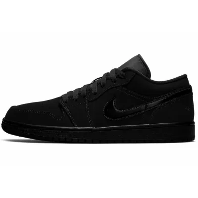 Coolkicks G5 Air Jordan 1 Low Triple Black (2019),553558-056 01