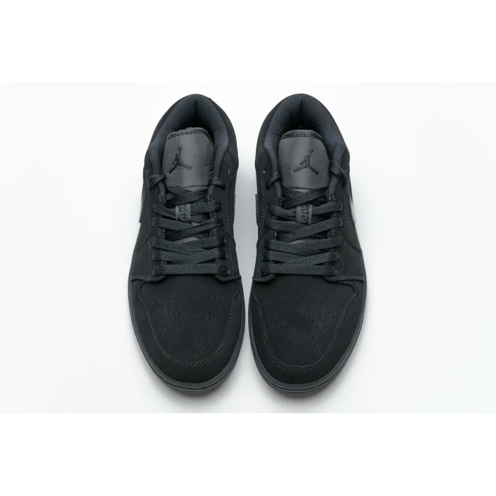 BootsMastersLin Air Jordan 1 Low Triple Black (2019)