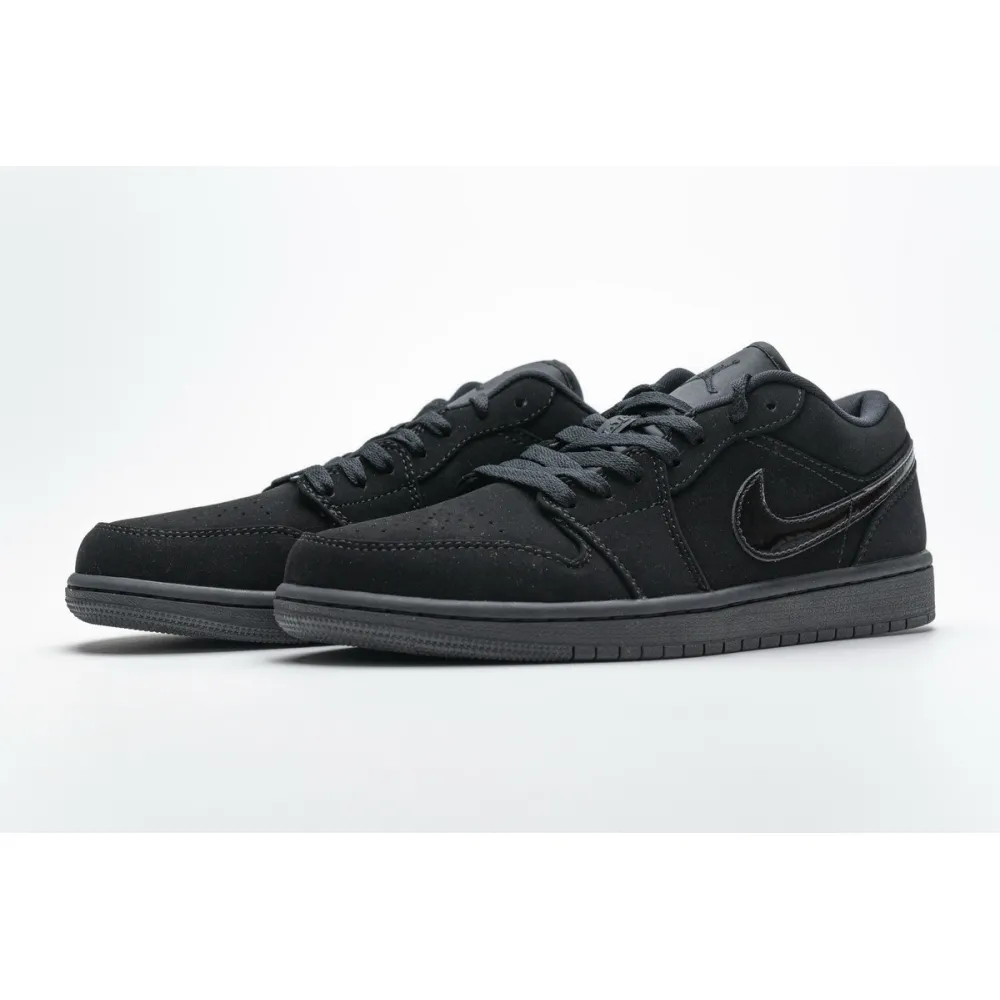 BootsMastersLin Air Jordan 1 Low Triple Black (2019)