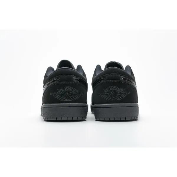 BootsMastersLin Air Jordan 1 Low Triple Black (2019)