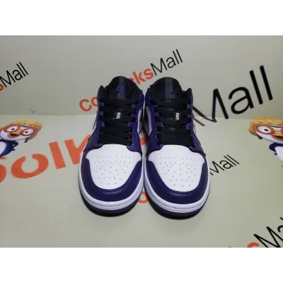 Coolkicks G5 Air Jordan 1 Low Court Purple White,553558-500 02