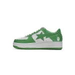 G5 A Bathing Ape Bape Sta Low White Green, 1H70-191-001  