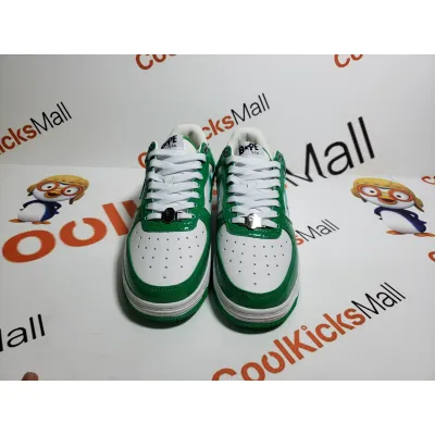 G5 A Bathing Ape Bape Sta Low White Green, 1H70-191-001   02