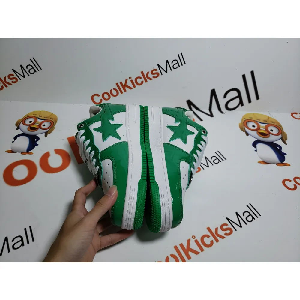 G5 A Bathing Ape Bape Sta Low White Green, 1H70-191-001  