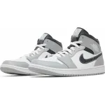 Coolkicks | PKGoden Air Jordan 1 Mid Light Smoke Grey Anthracite, 554724-078