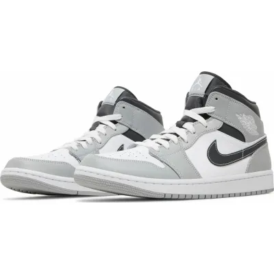 Coolkicks | PKGoden Air Jordan 1 Mid Light Smoke Grey Anthracite, 554724-078 01