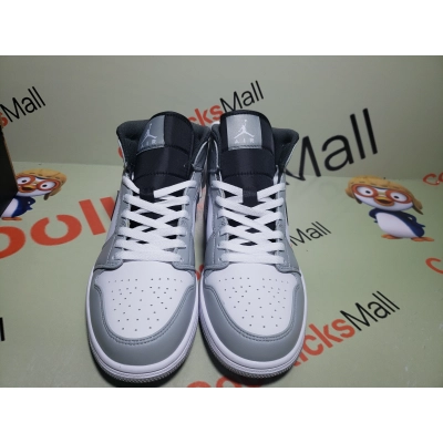 Coolkicks | PKGoden Air Jordan 1 Mid Light Smoke Grey Anthracite, 554724-078 02