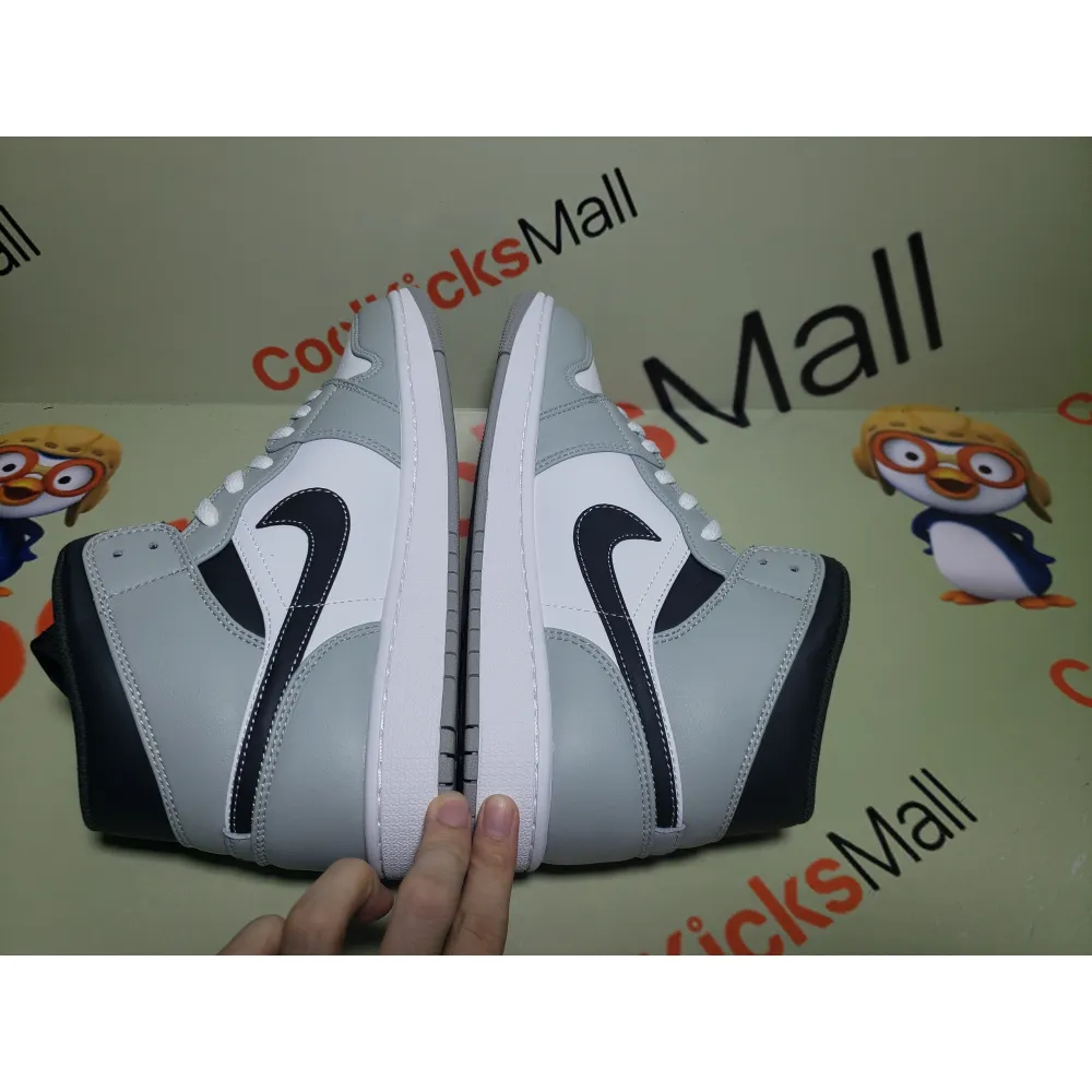 Coolkicks | PKGoden Air Jordan 1 Mid Light Smoke Grey Anthracite, 554724-078