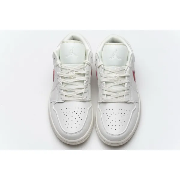 BootsMastersLin Air Jordan 1 Low Milk White Red