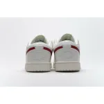 BootsMastersLin Air Jordan 1 Low Milk White Red