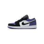 Coolkicks G5 Air Jordan 1 Low Court Purple,553558-125