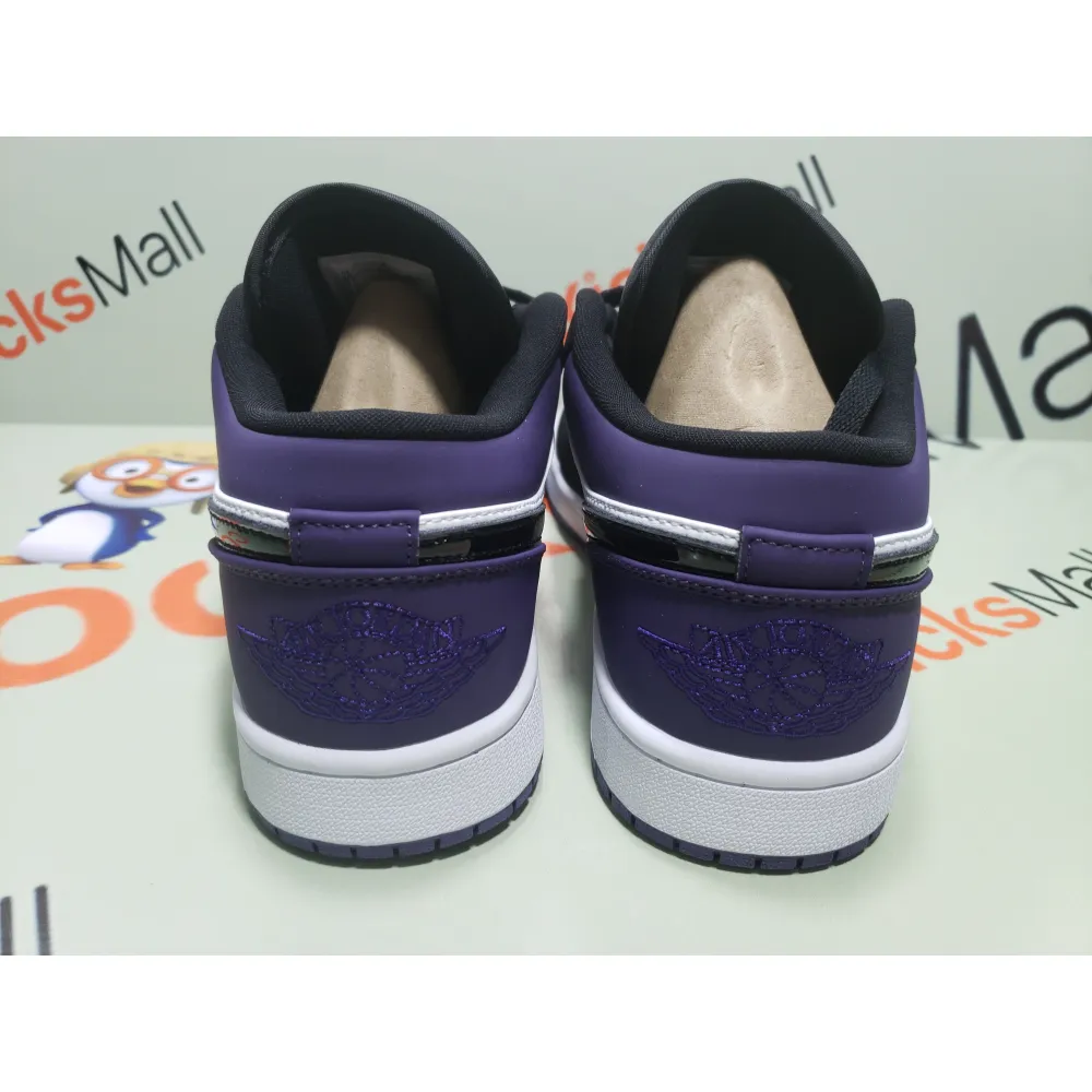 Coolkicks G5 Air Jordan 1 Low Court Purple,553558-125