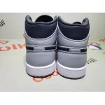 G5 Air Jordan 1 Mid Light Smoke Grey Anthracite, 554724-078