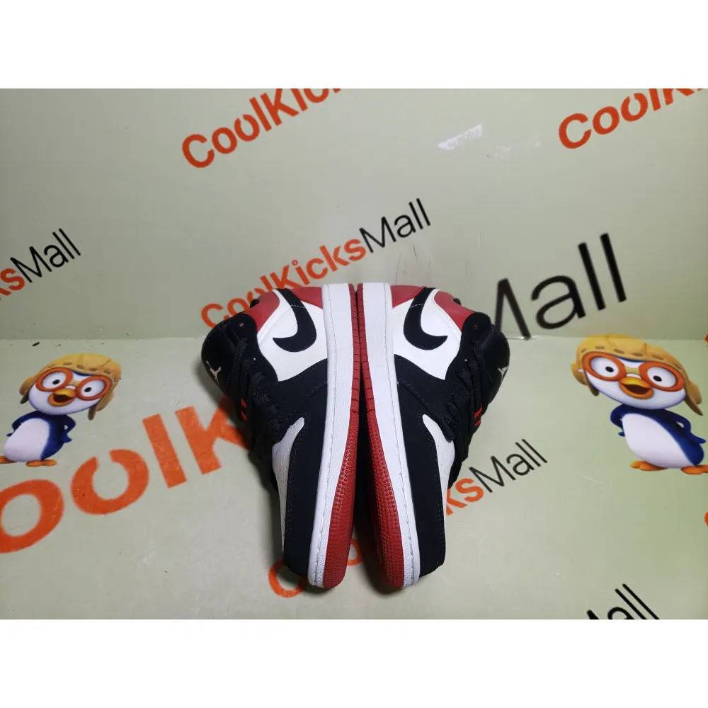 Coolkicks G5 Air Jordan 1 Low Black Toe,553560-116