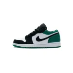 Coolkicks G5 Air Jordan 1 Low White Black Mystic Green,553558-113