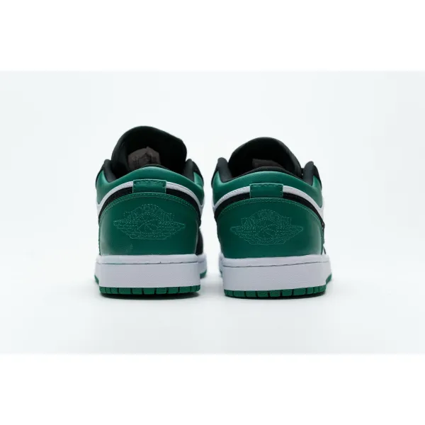 BootsMastersLin Air Jordan 1 Low White Black Mystic Green