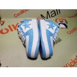 G5 A Bathing Ape Bape Sta Low White Blue,1M70-191-001