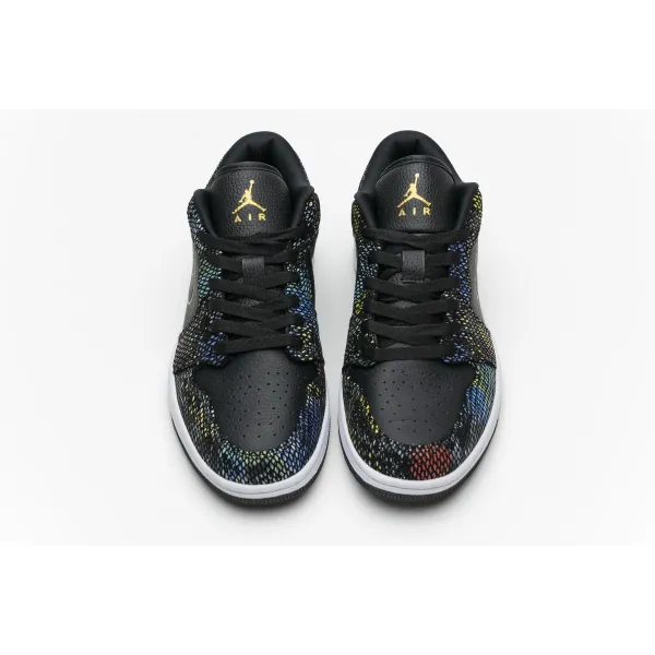 BootsMastersLin Air Jordan 1 Low Multicolor Snakeskin (W) (2020)