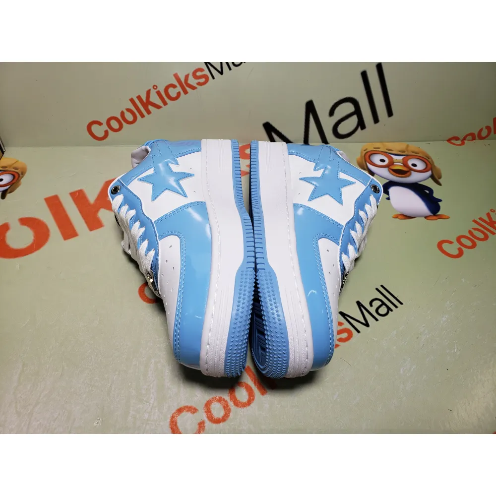 G5 A Bathing Ape Bape Sta Low White Blue,1M70-191-001
