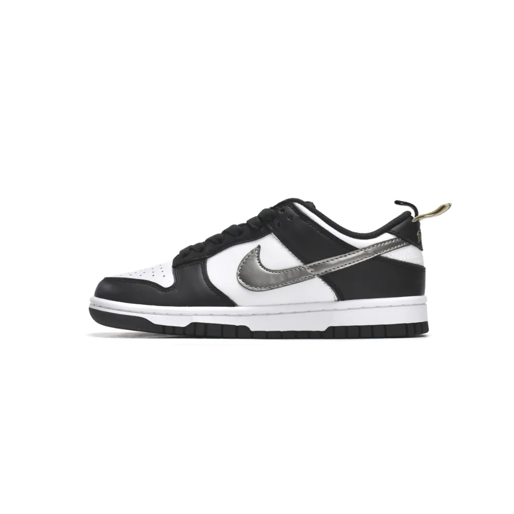 Coolkicks GET Dunk Low Black White Metallic, DH9764-001