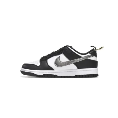 Coolkicks GET Dunk Low Black White Metallic, DH9764-001 01
