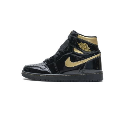 Coolkicks GET Air Jordan 1 Retro High Black Metallic Gold (2020),555088-032 01