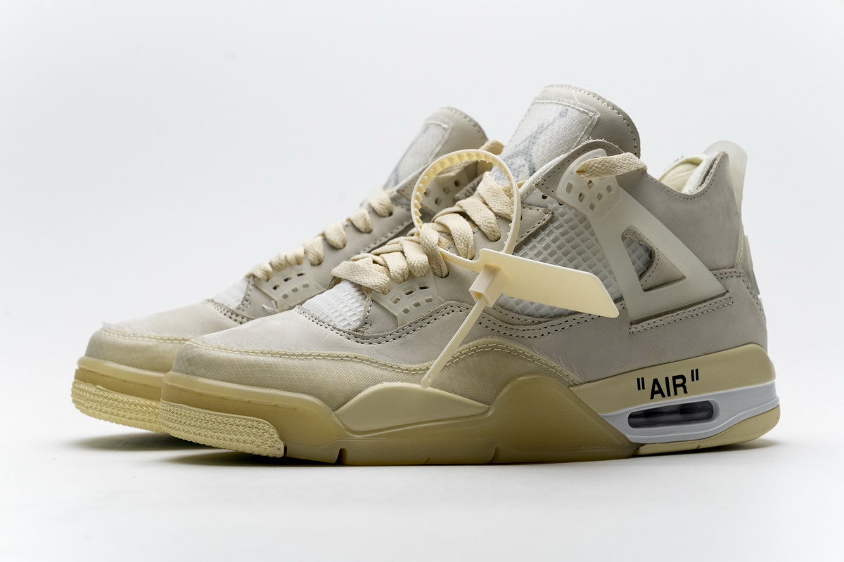 PK GOD Air Jordan 4 Retro Off-White Sail (W)
