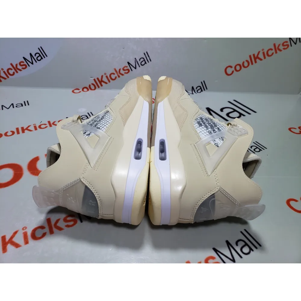 PKGoden Air Jordan 4 Retro Off-White Sail, CV9388-100