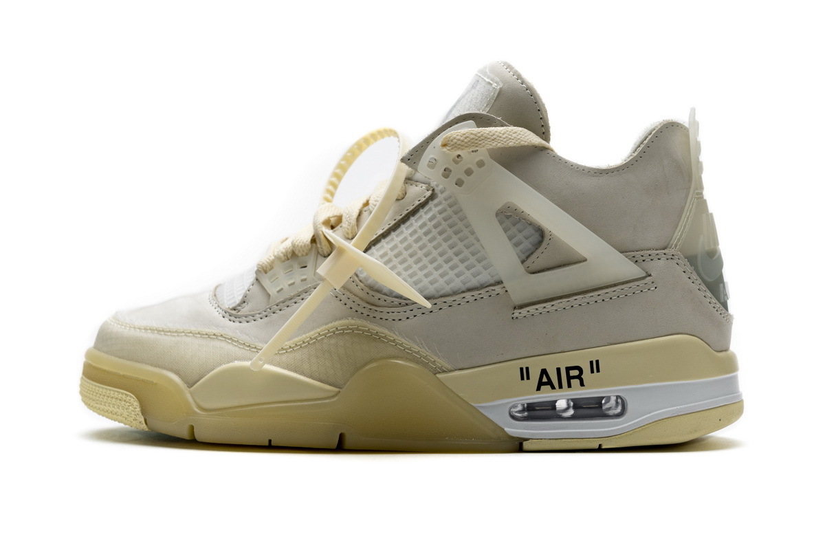 GET Air Jordan 4 Retro Off-White Sail (W)