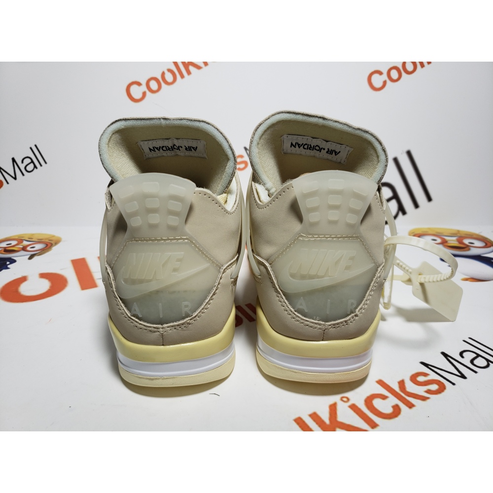 Coolkicks | GET Air Jordan 4 Retro Off-White Sail ,CV9388-100