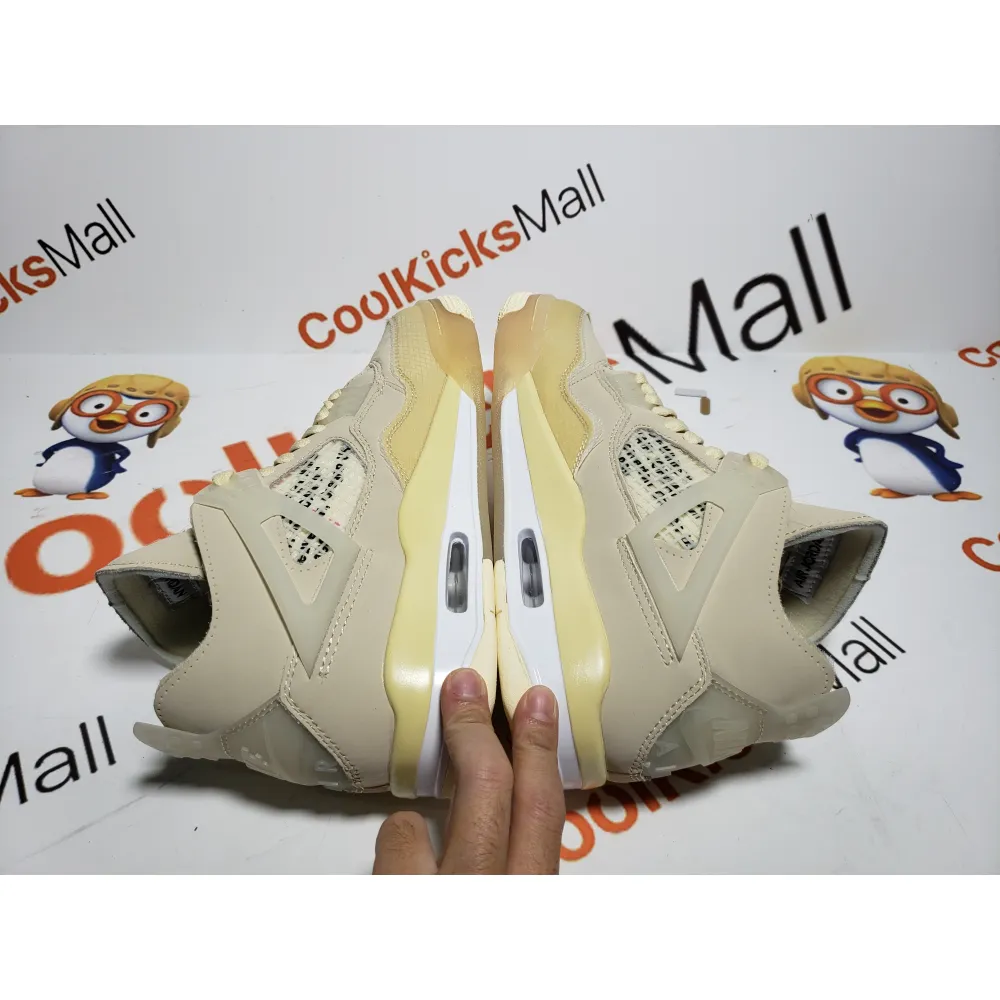 coolkicks | GET Air Jordan 4 Retro Off-White Sail ,CV9388-100