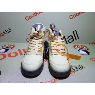 PKGoden Air Jordan 5 Retro OFF-WHITE Sail,DH8565-100 02