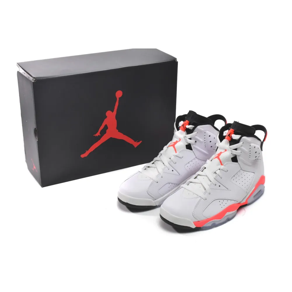 Coolkicks PKGoden Air Jordan 6 Retro Infrared White,384664-123  