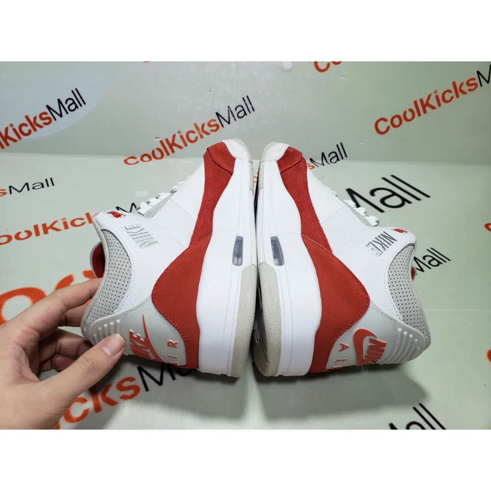 Cool Kicks | PKGoden Air Jordan 3 Retro Tinker White University Red,CJ0939-100