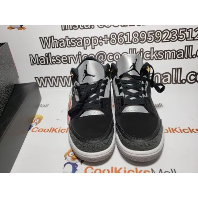 Coolkicks PKGoden Air Jordan 3 Retro Tinker Black Cement Gold,CK4348-007 02