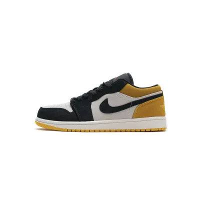 Coolkicks G5 Air Jordan 1 Low Sail University Gold Black,553558-127 01