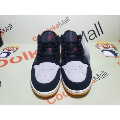 Coolkicks G5 Air Jordan 1 Low Sail University Gold Black,553558-127 02