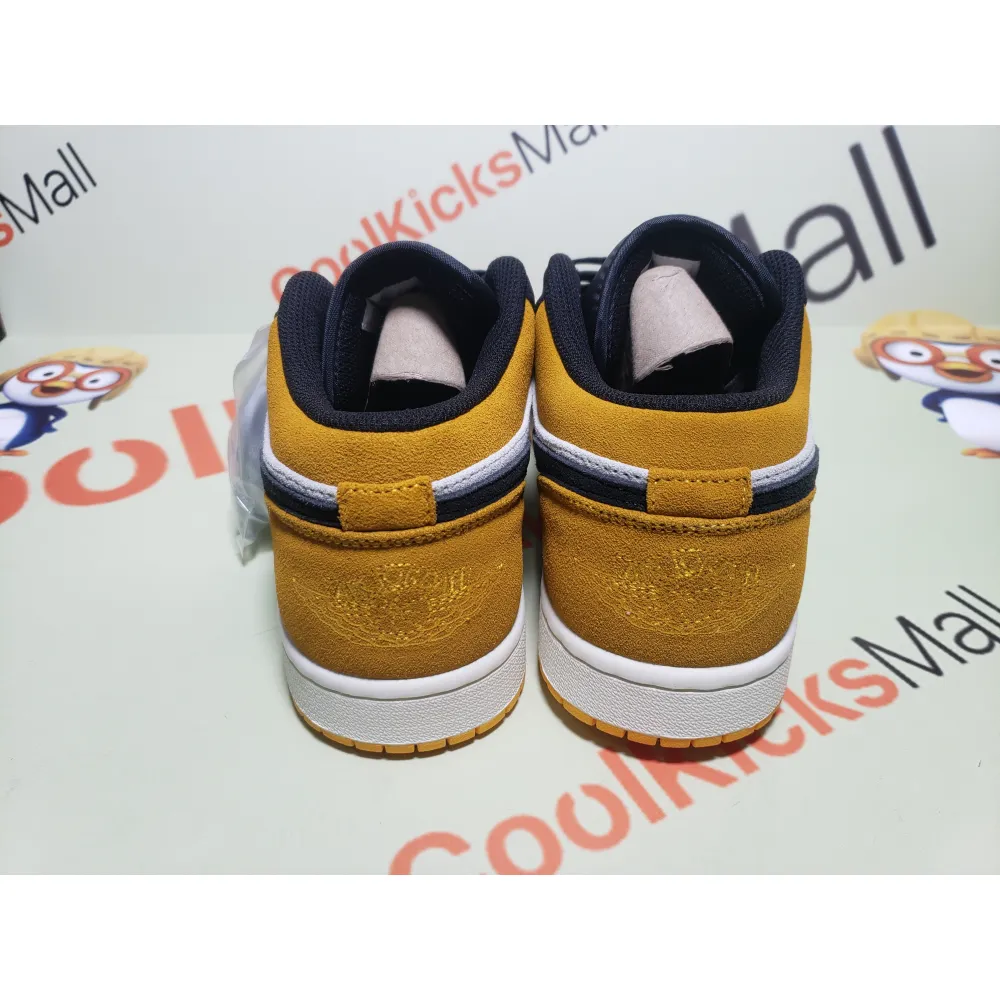 Coolkicks G5 Air Jordan 1 Low Sail University Gold Black,553558-127