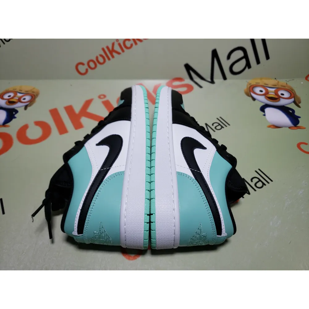 Coolkicks G5 Air Jordan 1 Low Emerald Toe,553558-117