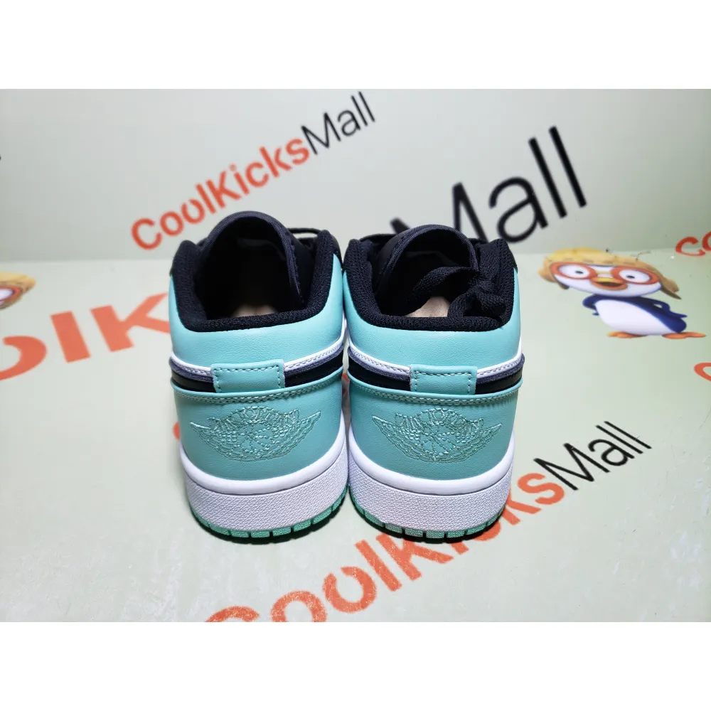 Coolkicks G5 Air Jordan 1 Low Emerald Toe,553558-117