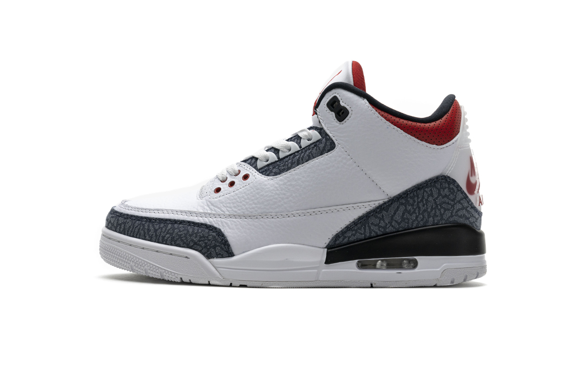 GET Air Jordan 3 Retro SE Fire Red Denim (2020)
