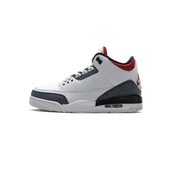 GET Air Jordan 3 Retro SE Fire Red Denim (2020)