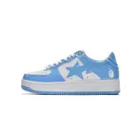GET A Bathing Ape Bape Sta Low White Blue, 1M70-191-001
